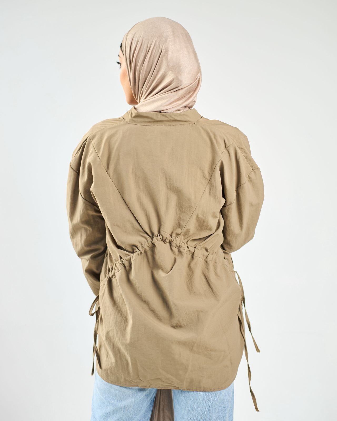 Beige waterproof blouse
