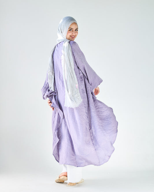 Purple shimmer cardigan