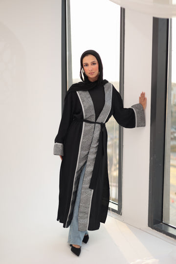 Black islamic qaftan