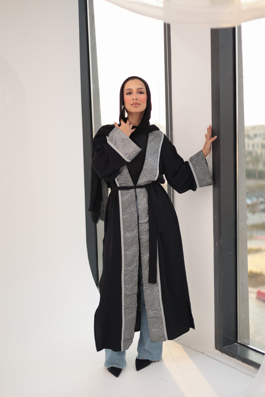 Black islamic qaftan