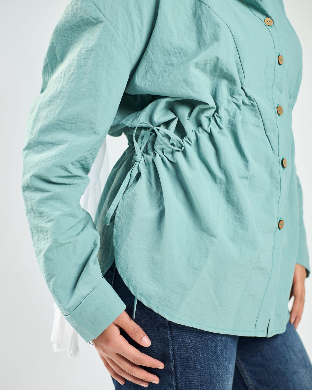 Mint waterproof blouse