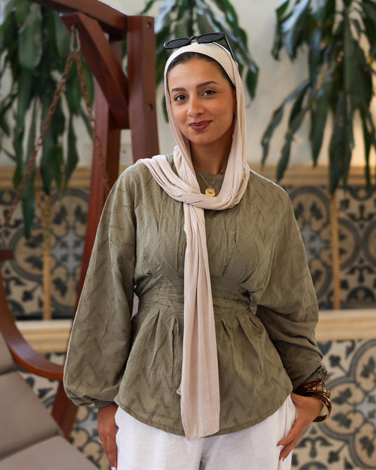 Cotton Corset Blouse