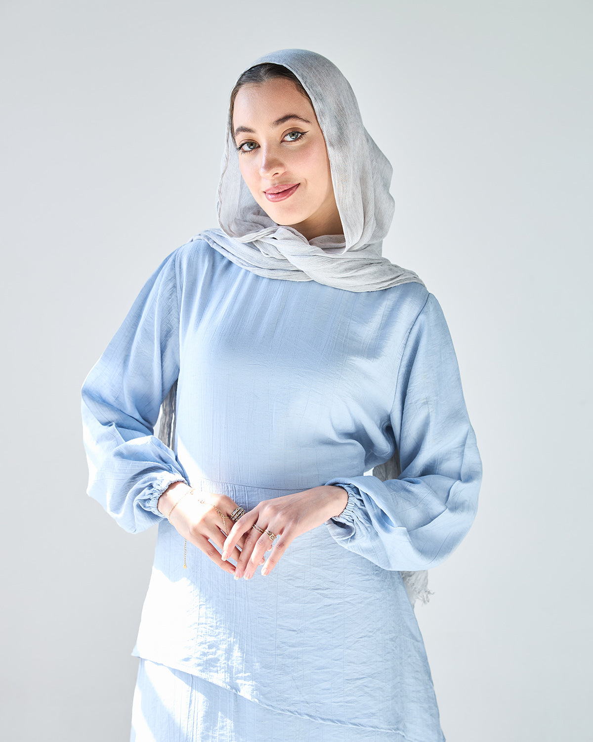 Blue layan dress
