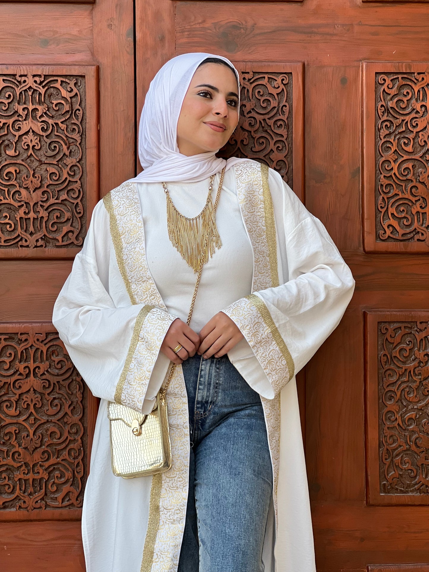 White islamic qaftan
