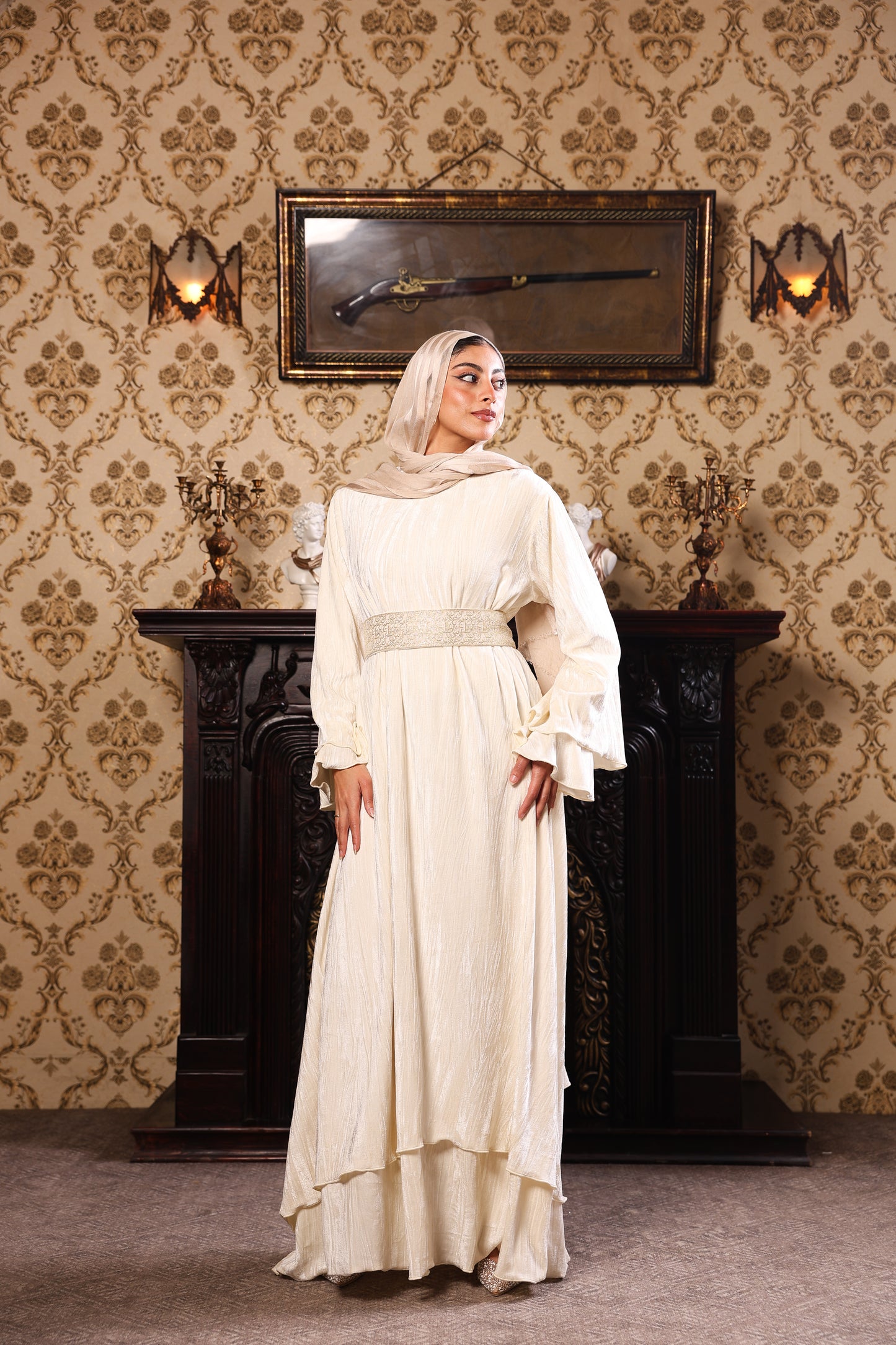 Off white zeina dress