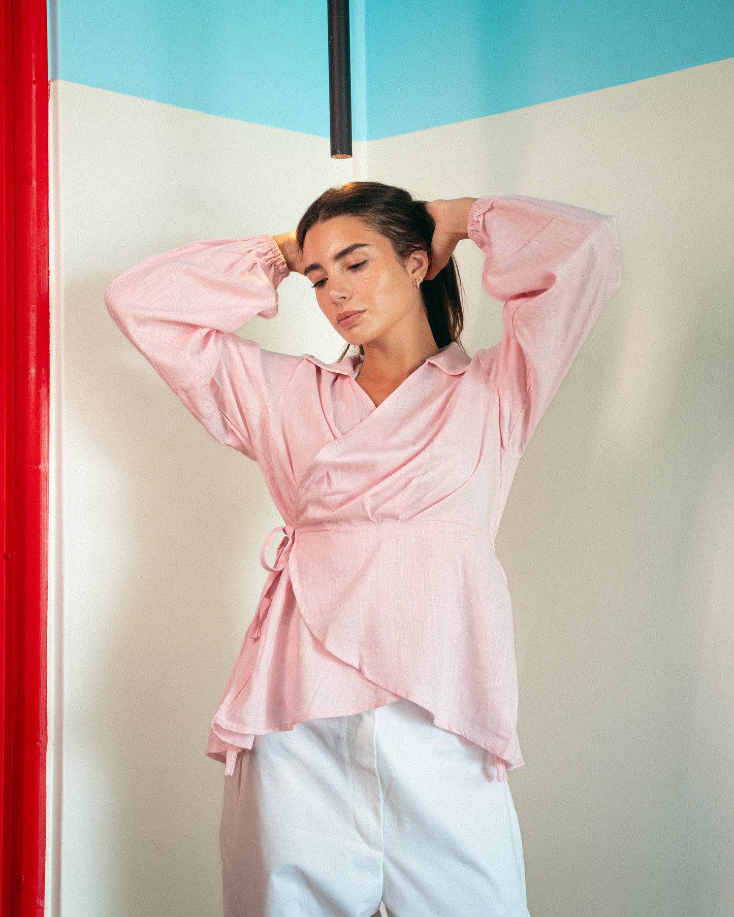 Pink roby blouse