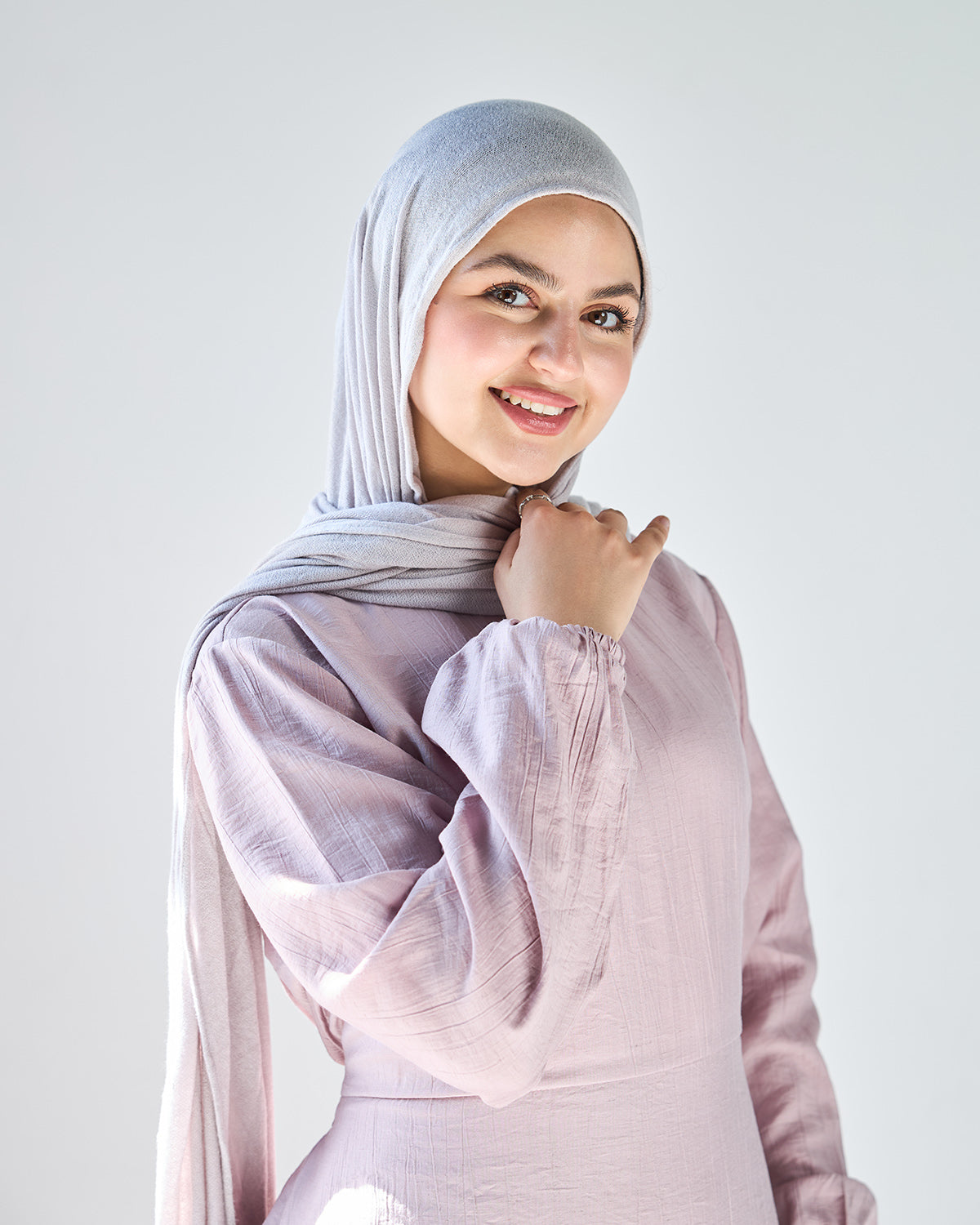 Powder pink layan dress
