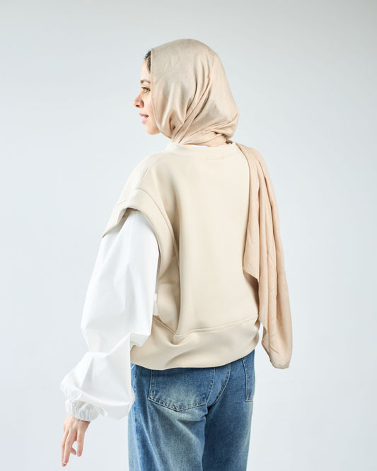 Beige Sweatshirt