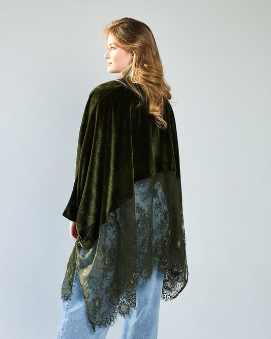 Olive gwiriya cardigan