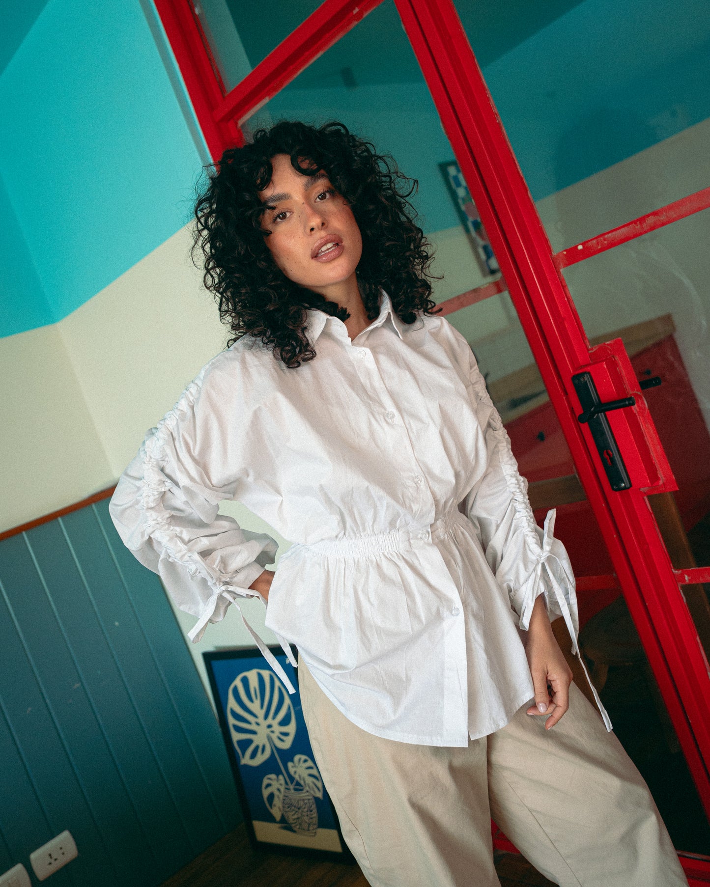 White alessia blouse