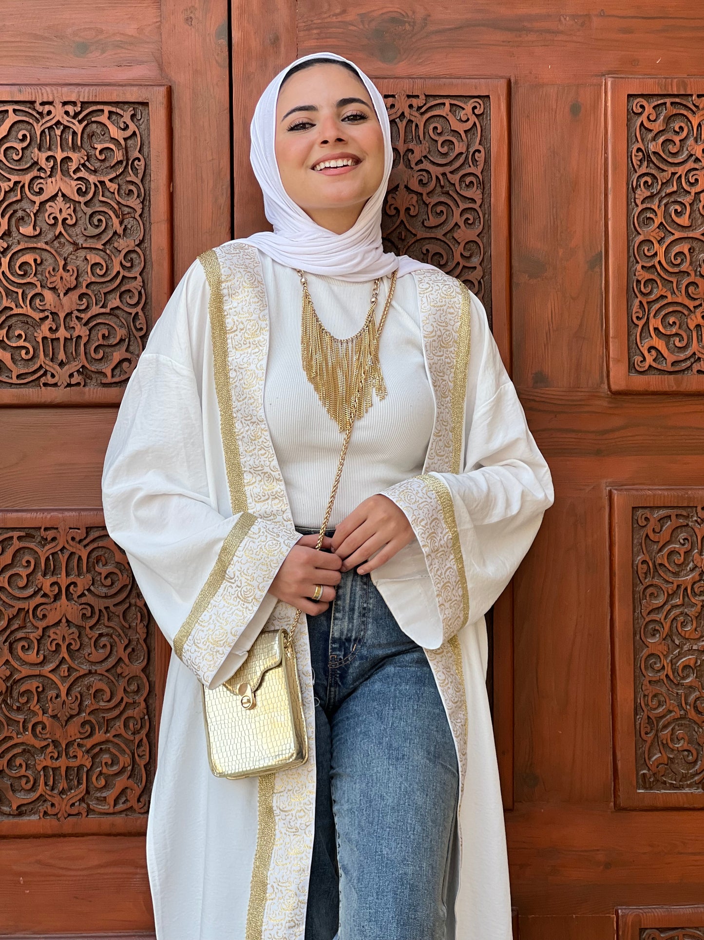 White islamic qaftan