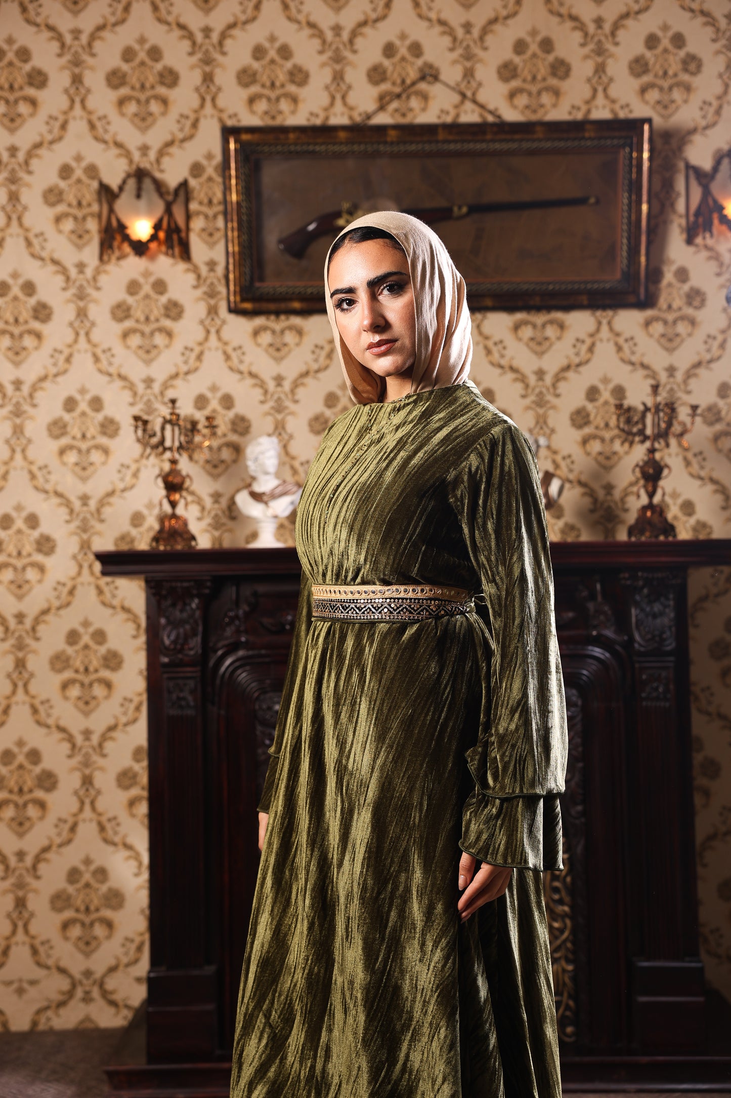 Olive zeina dress