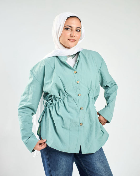 Mint waterproof blouse