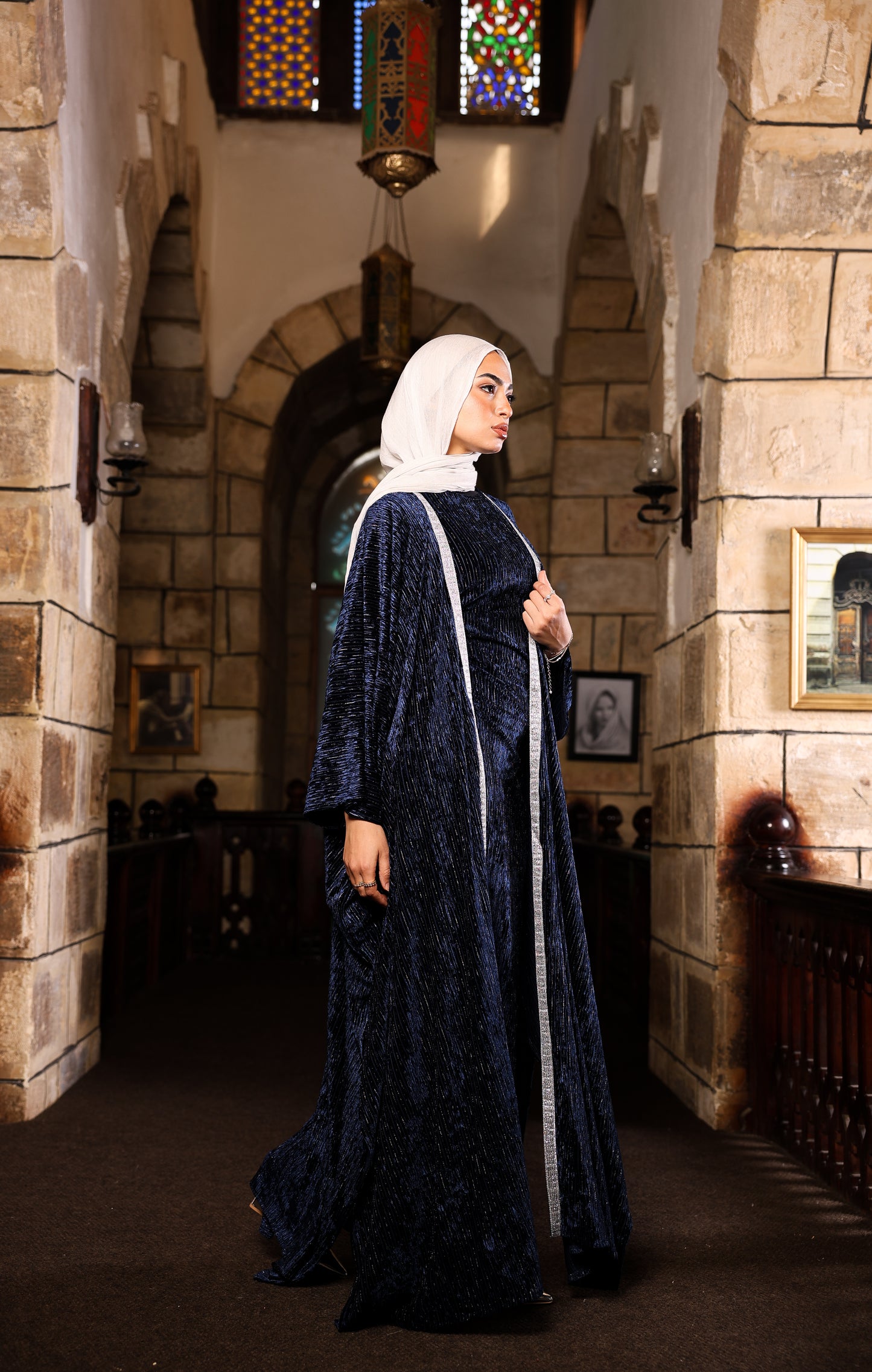 Navy najmah abaya