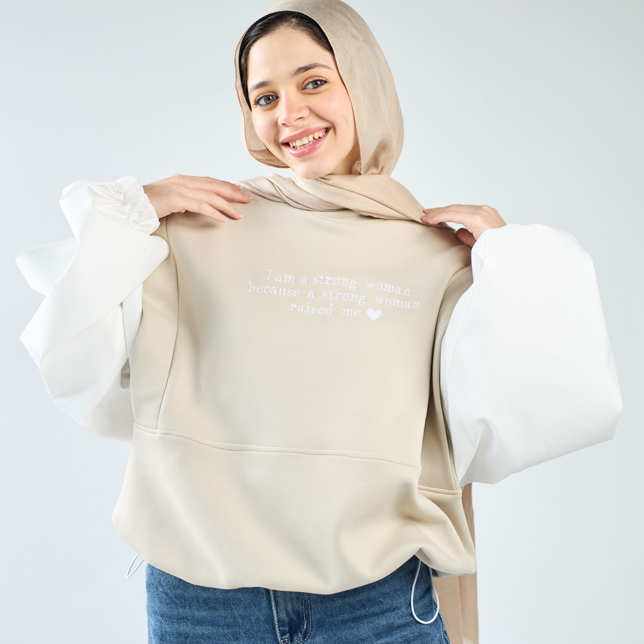 Beige Sweatshirt