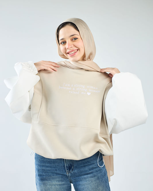 Beige Sweatshirt