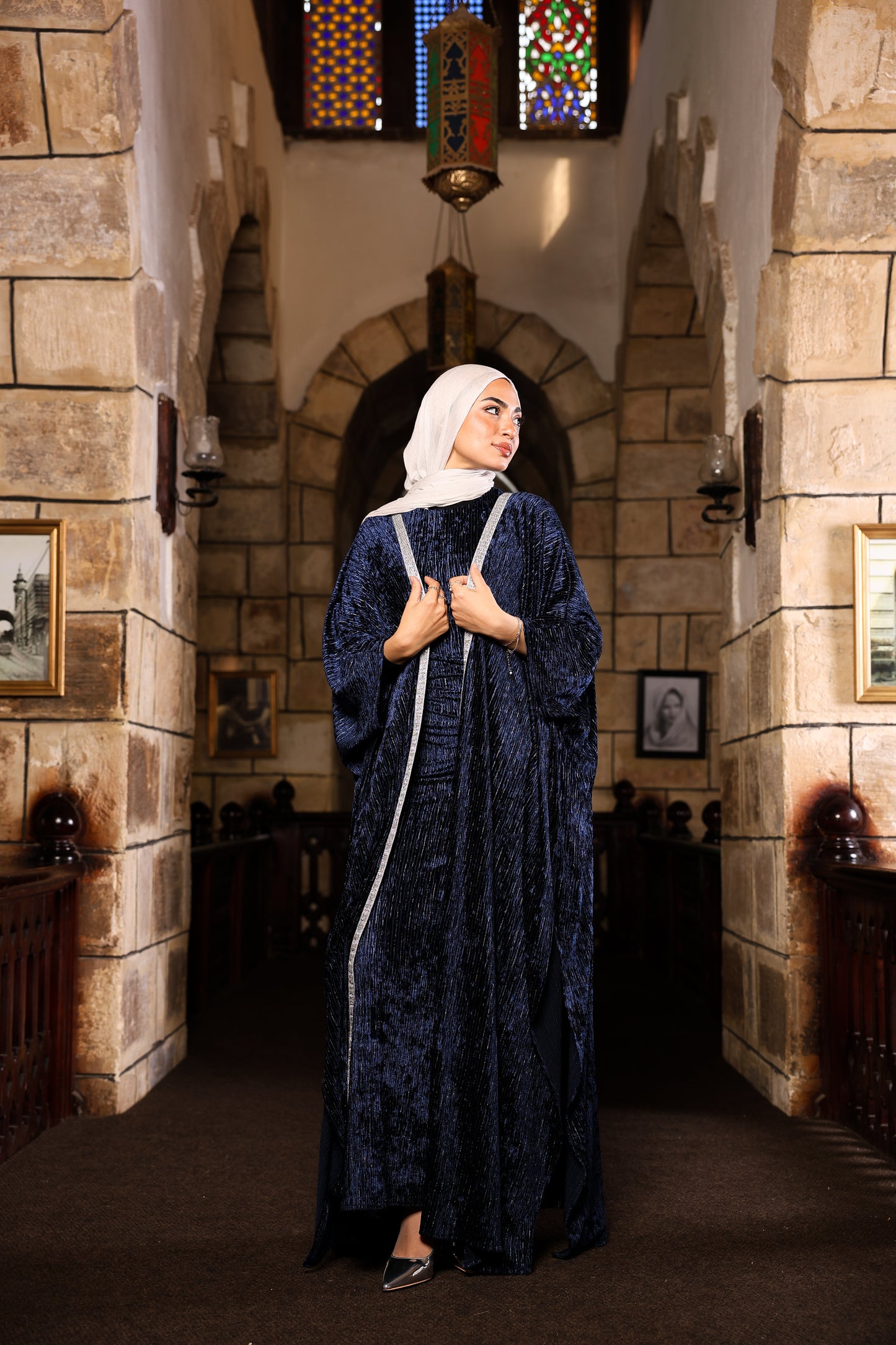 Navy najmah abaya
