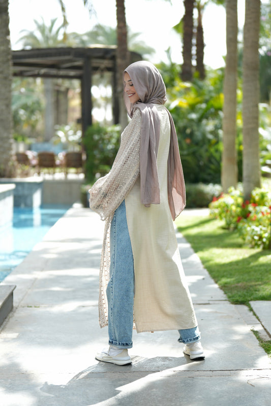 Rosie beige cardigan