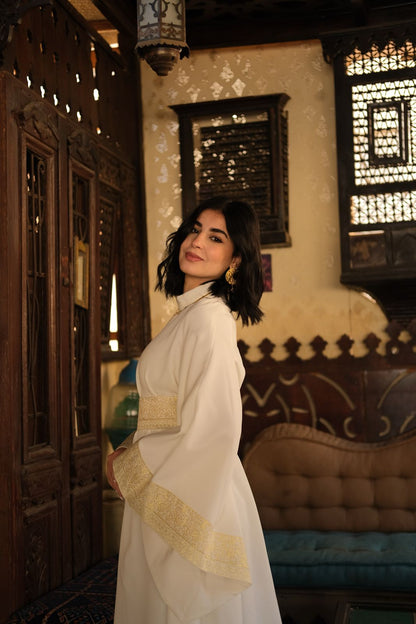 White jalila dress