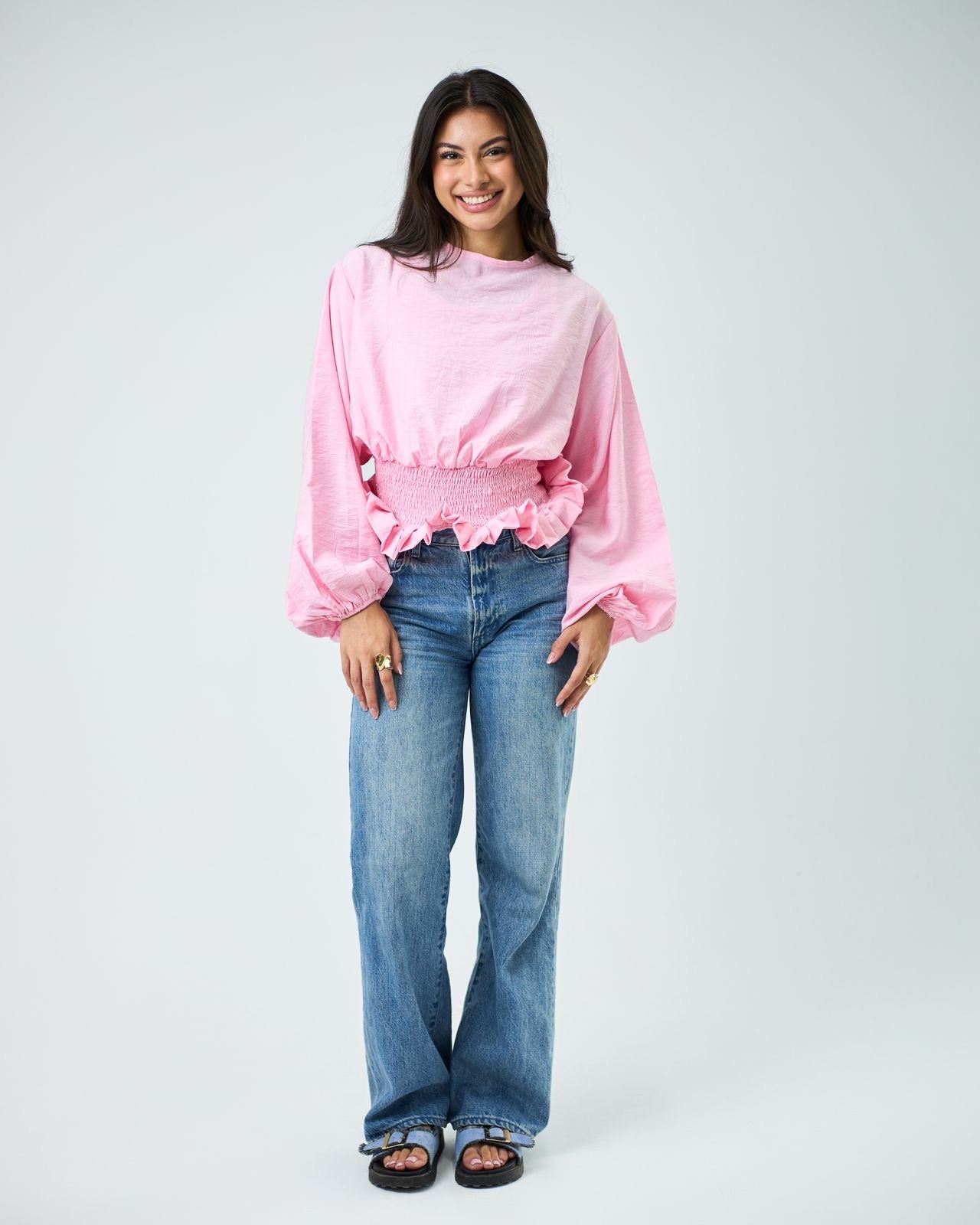 Pink Corset Blouse