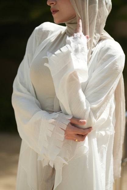 Farha white cardigan