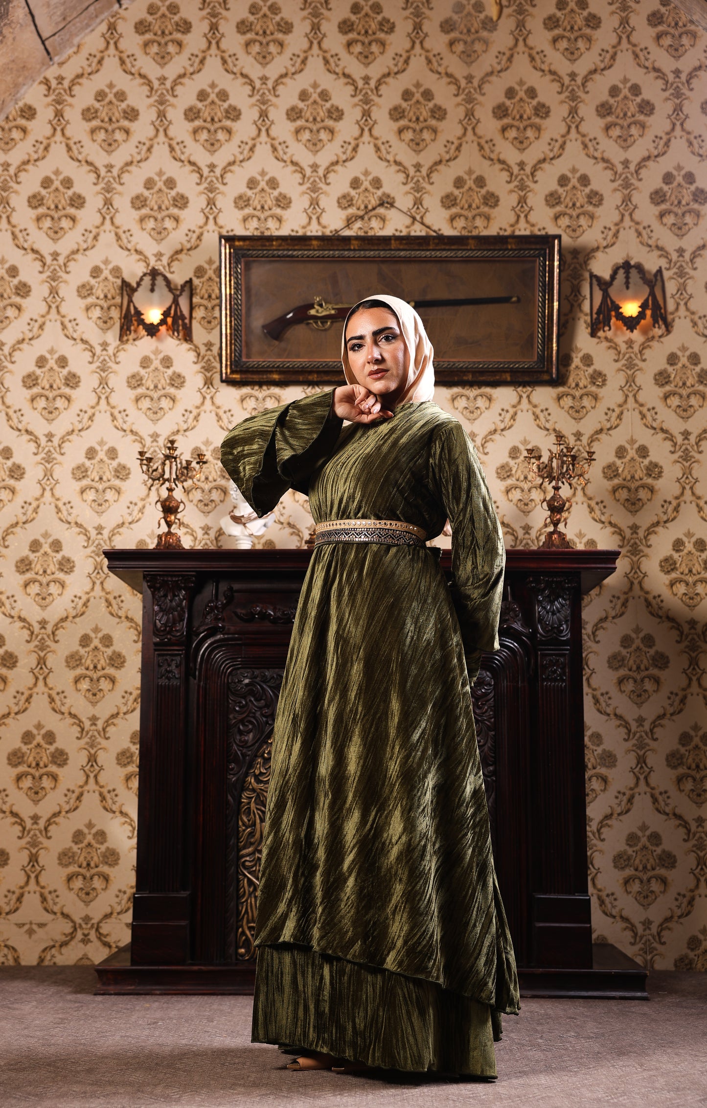 Olive zeina dress