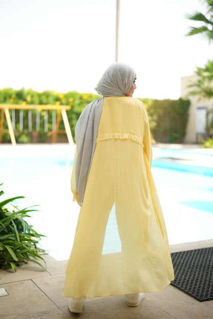 Farha yellow cardigan