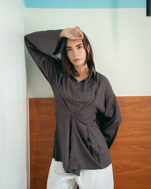 Grey dana top