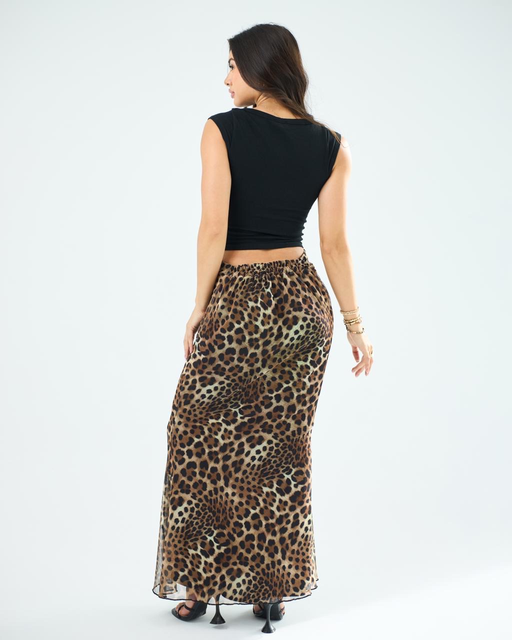 Zebra tol skirt