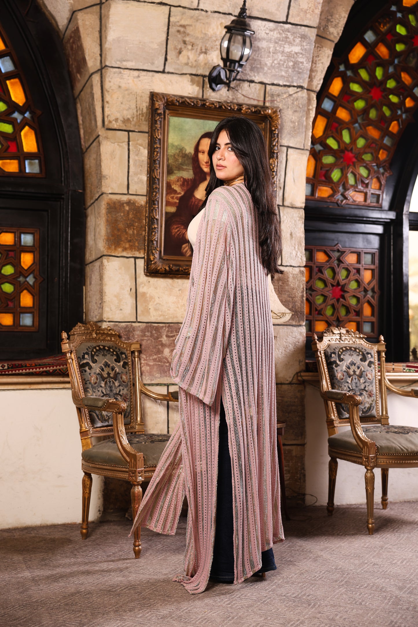 Pink layaly cardigan