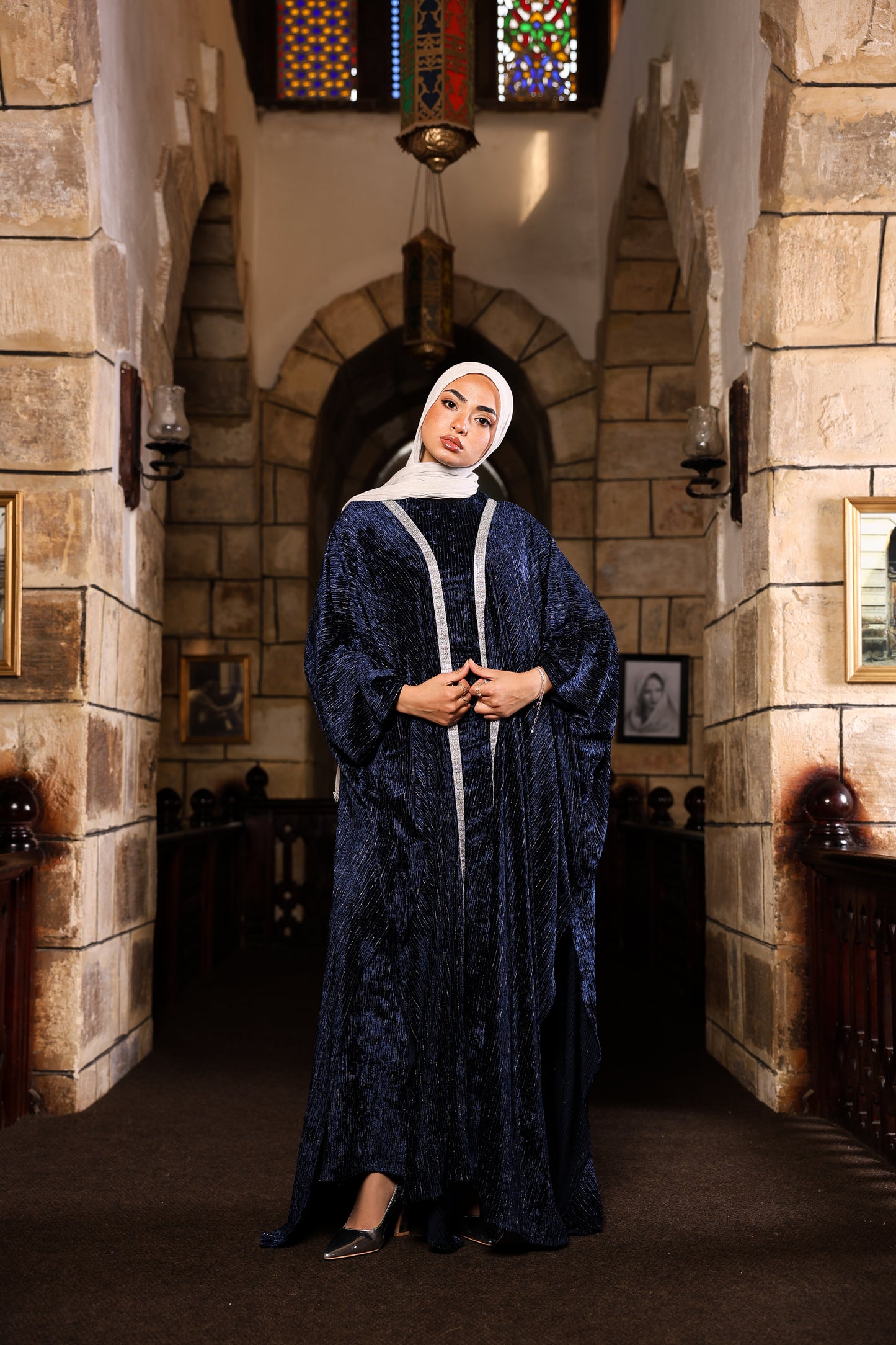 Navy najmah abaya