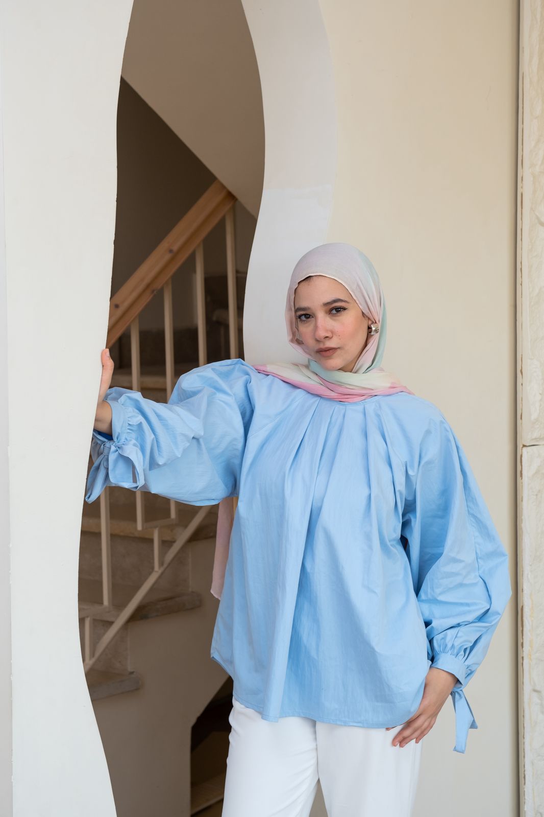 Babyblue comfy blouse