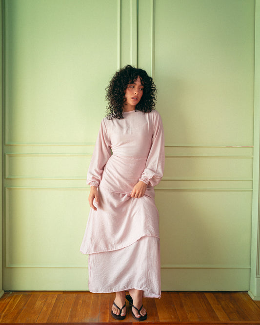 Pink layan dress