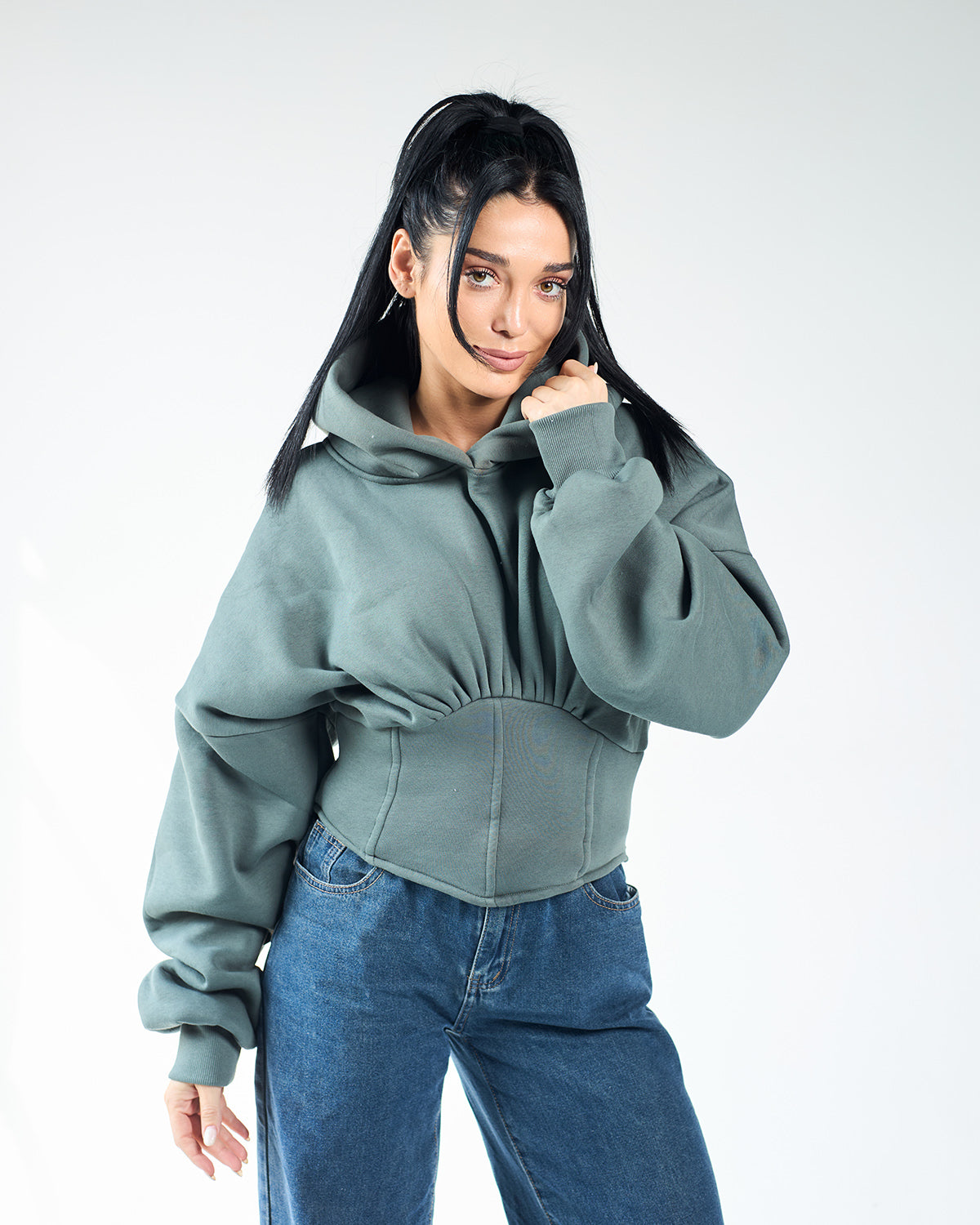Corset hoodie