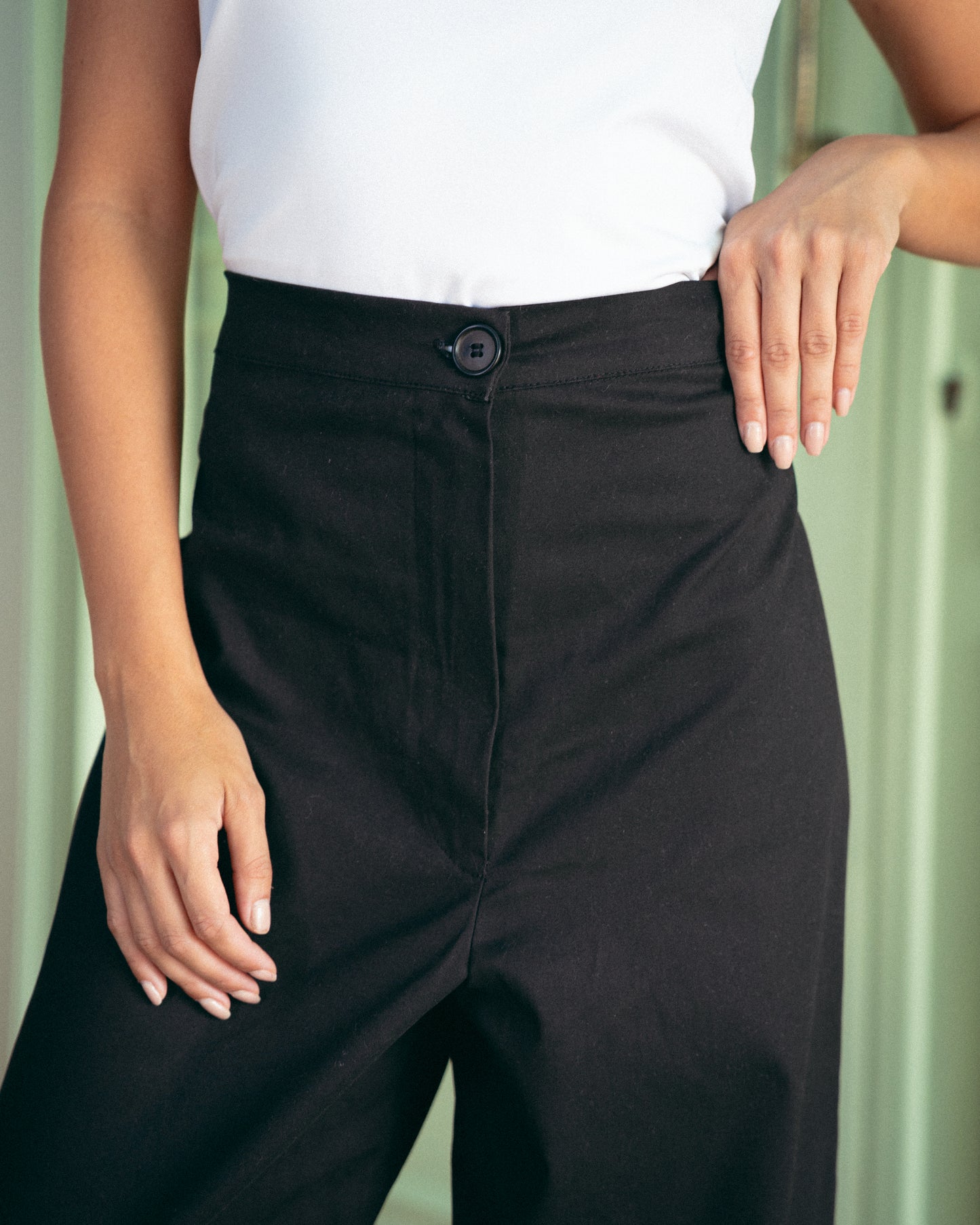 Black everyday pants