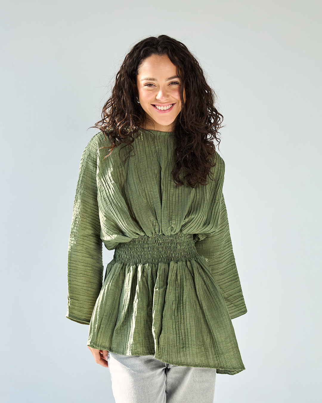 Olive nellie blouse