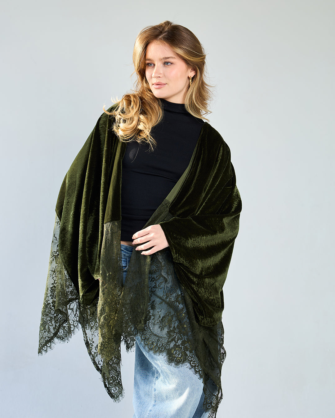 Olive gwiriya cardigan
