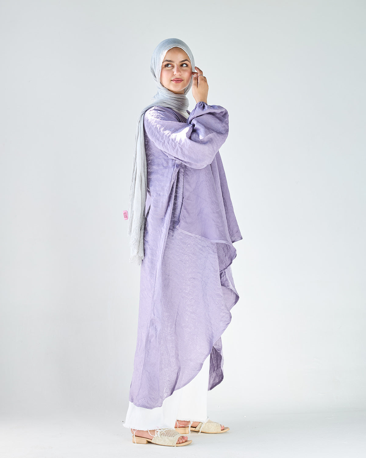Purple shimmer cardigan
