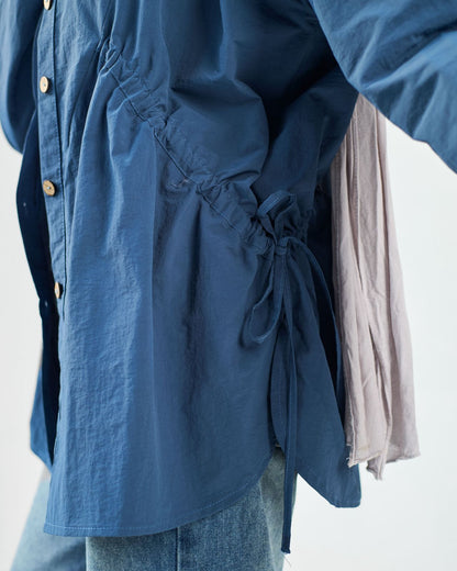 Navy blue waterproof blouse