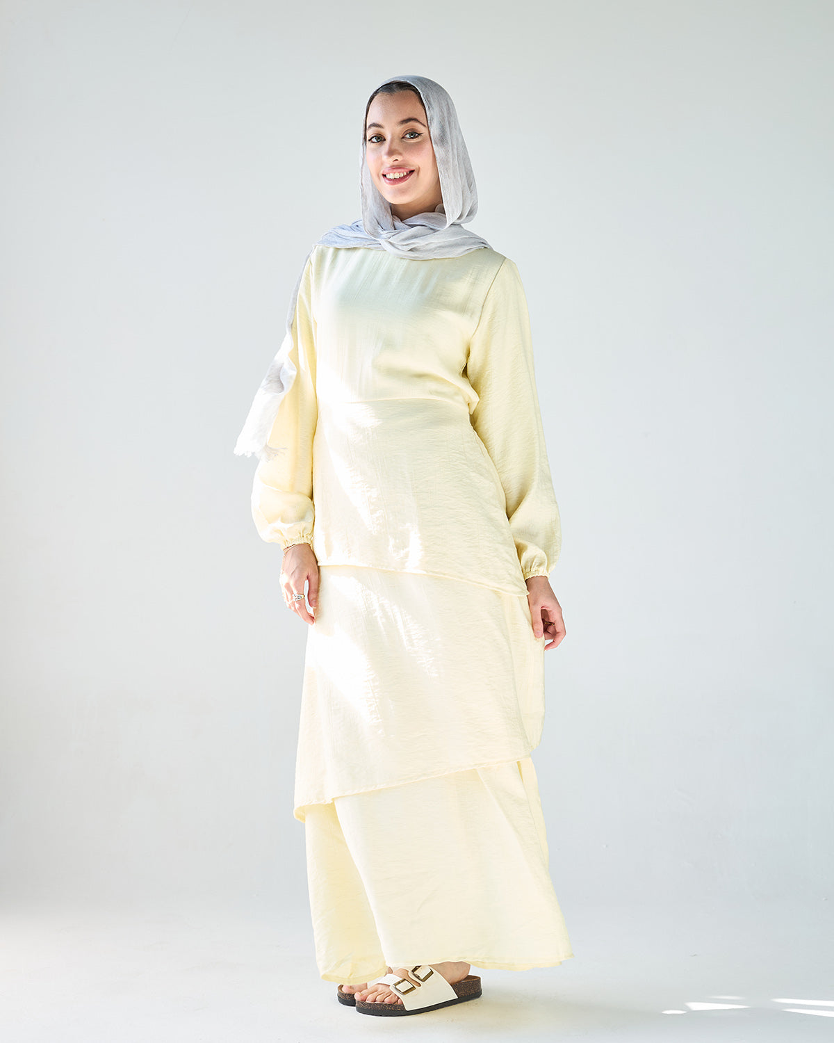 Yellow layan dress
