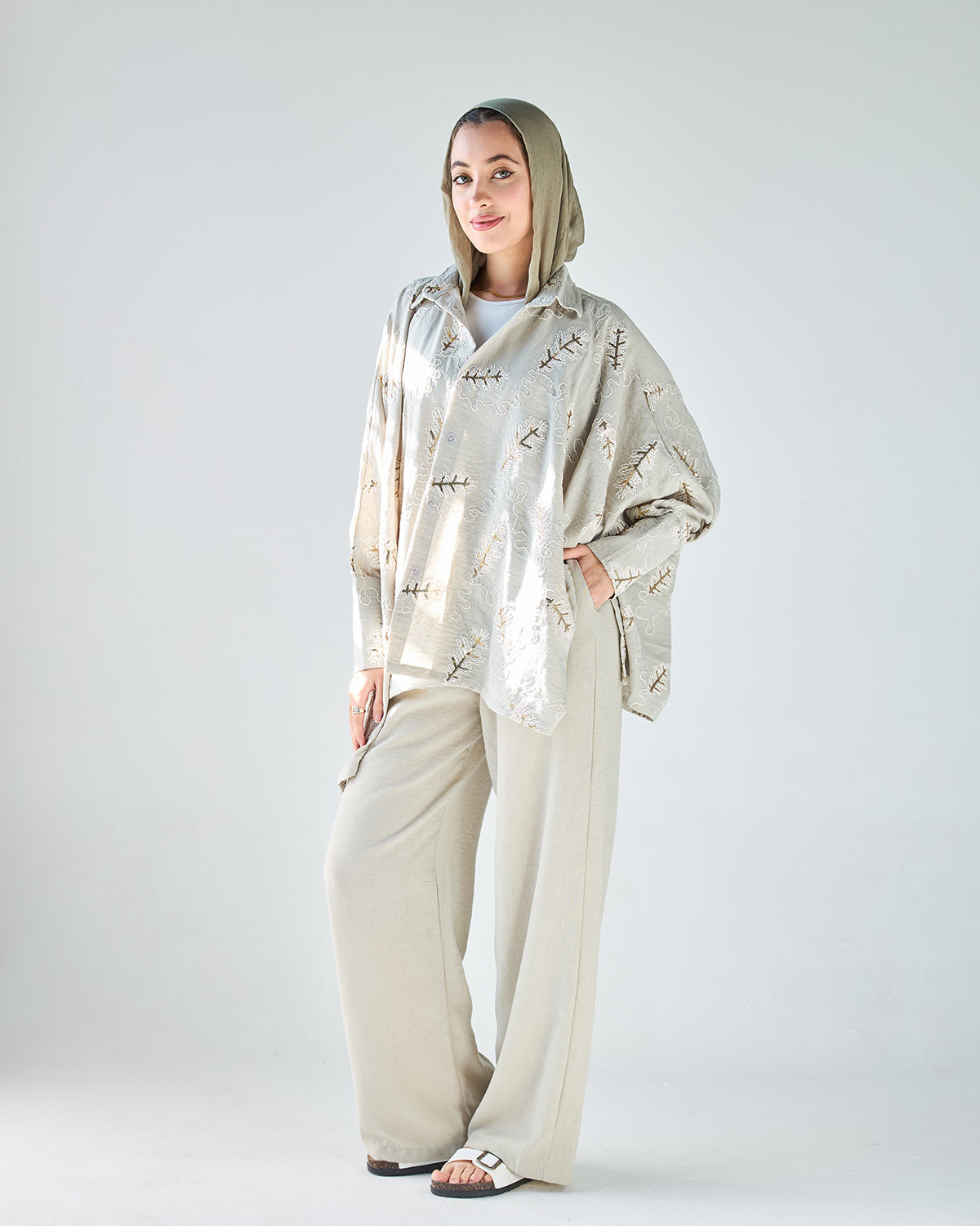 Olive half and half set