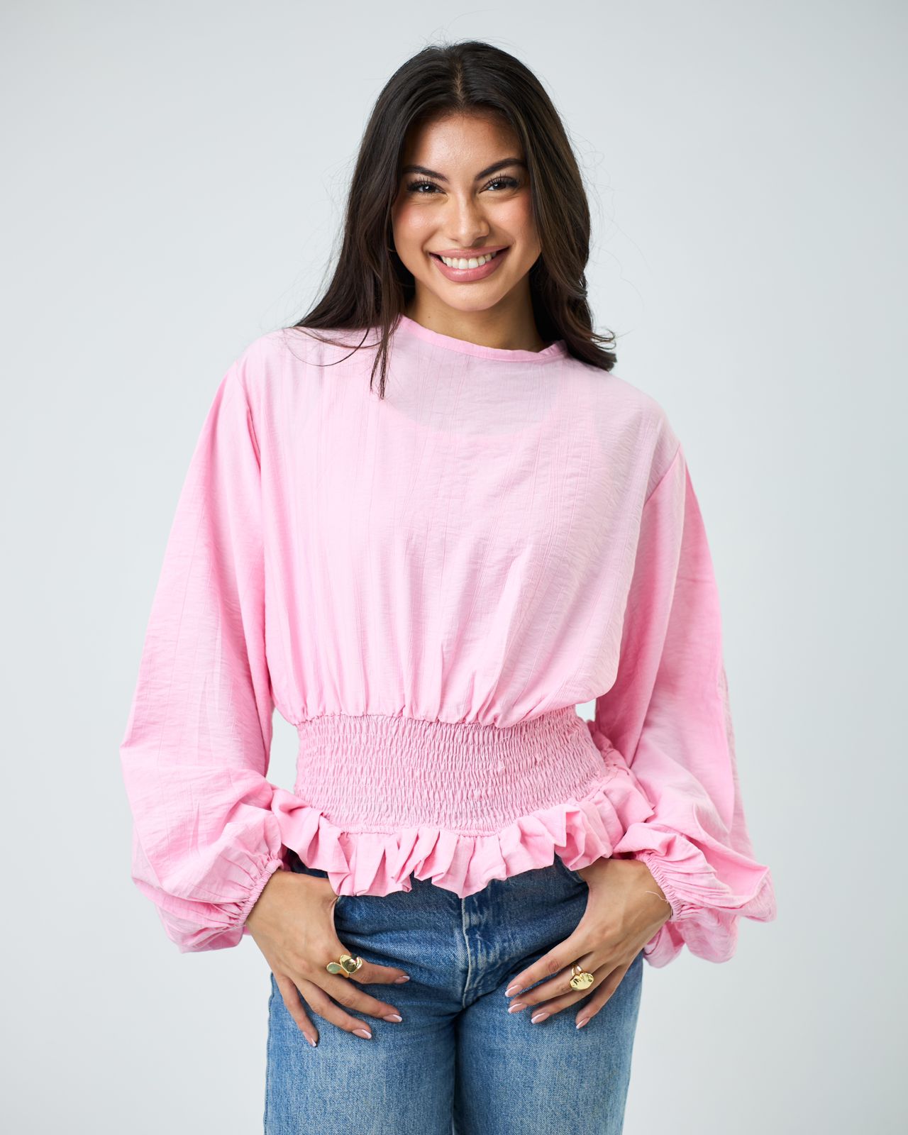 Pink Corset Blouse