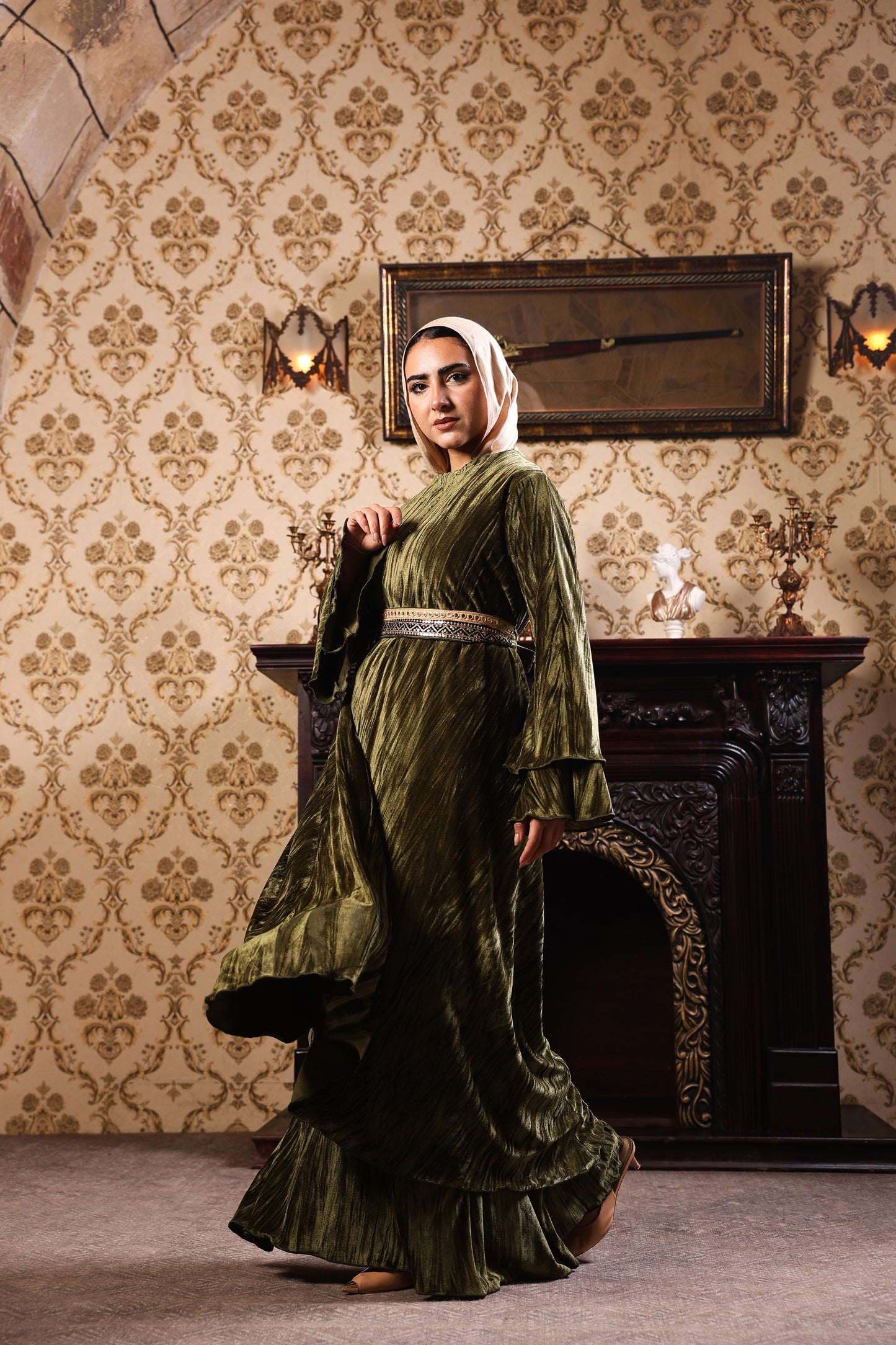 Olive zeina dress