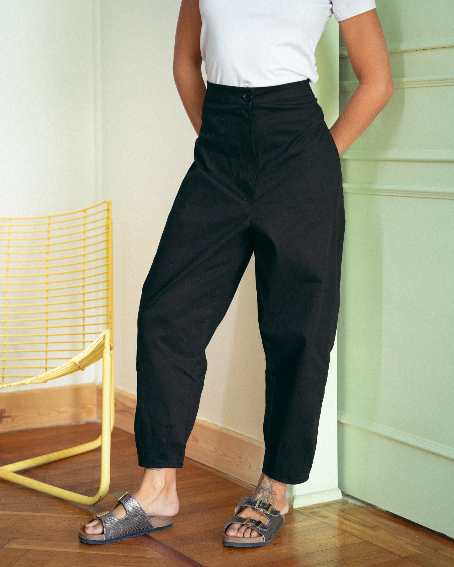Black everyday pants