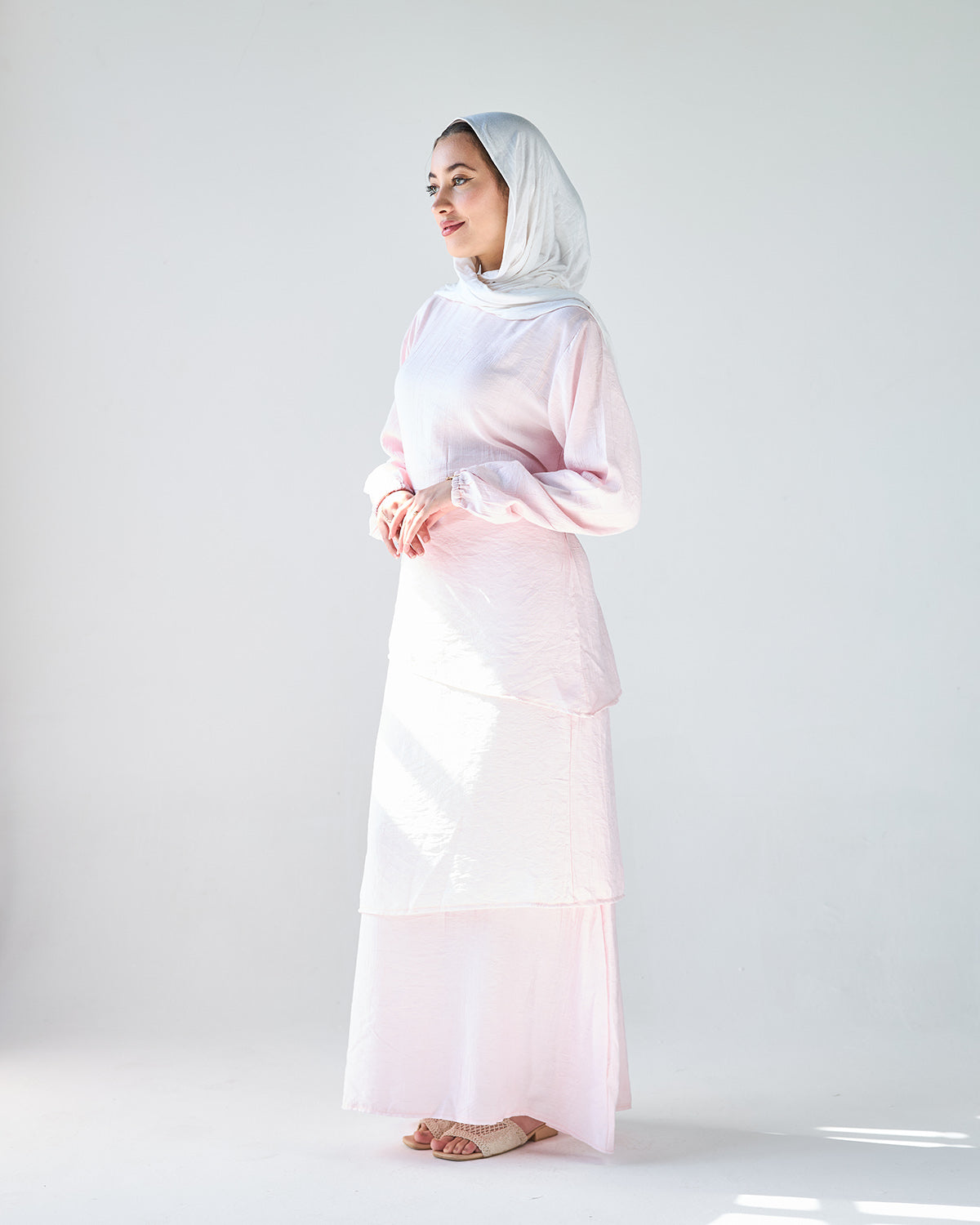 Pink layan dress