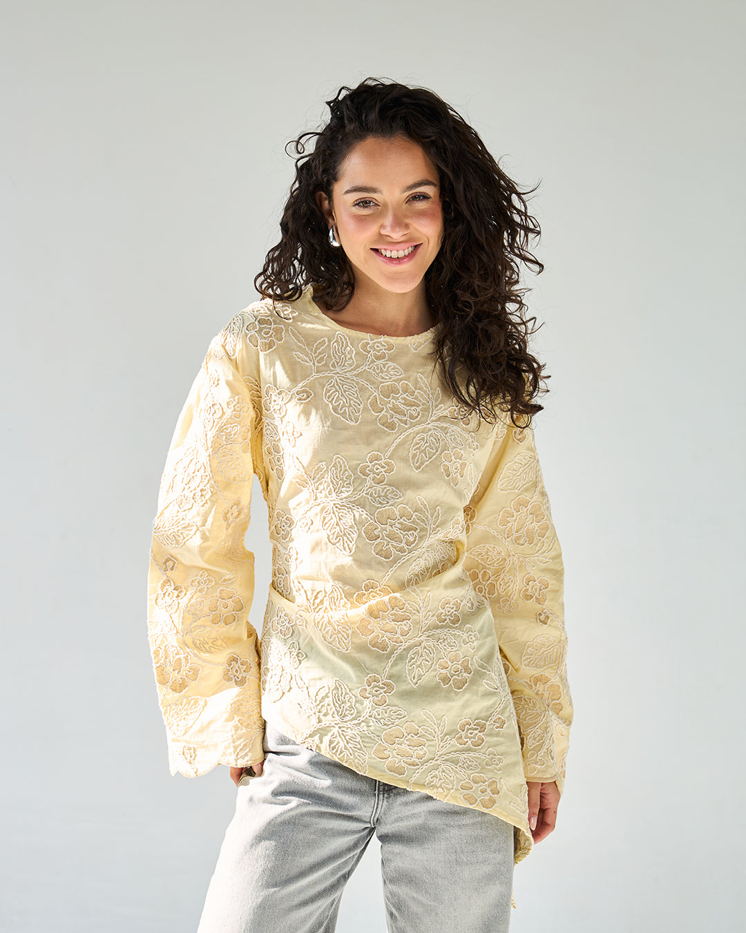 Yellow nour blouse