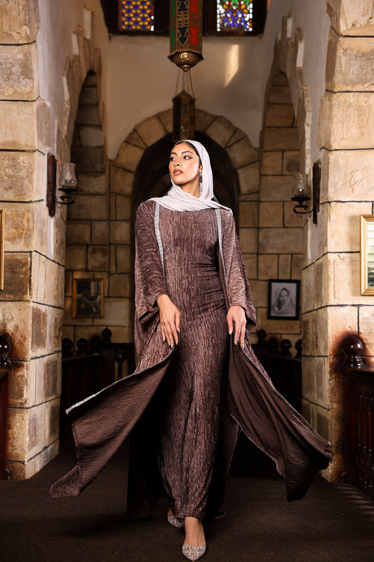 Brown najmah abaya