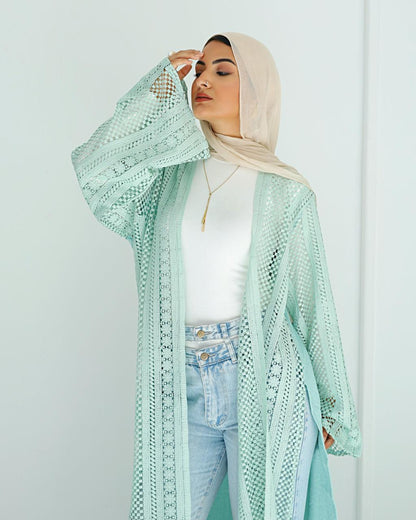 Rosie mint cardigan