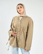 Beige waterproof blouse
