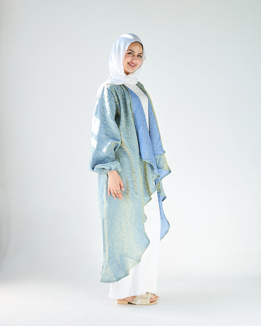 Jeans shimmer cardigan
